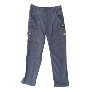 Adidas Convertible‎ Hiking Pants Zip-Off 3/4 Length Gray Men’s 34